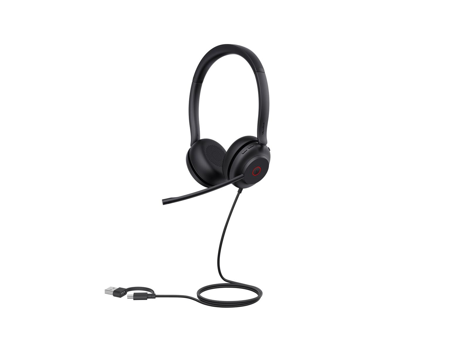 Yealink kabelgebundenes Headset UH35 Dual UC USB-A/C 1308164