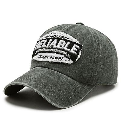Unisex Cap Basecap Schwarz Gelb Baumwolle Gewaschen Reise Strand Design Outdoor Urlaub Glatt Einstellbar Modisch Sichtschutz