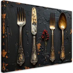 LEINWANDBILD Essen & Trinken 120x80cm
