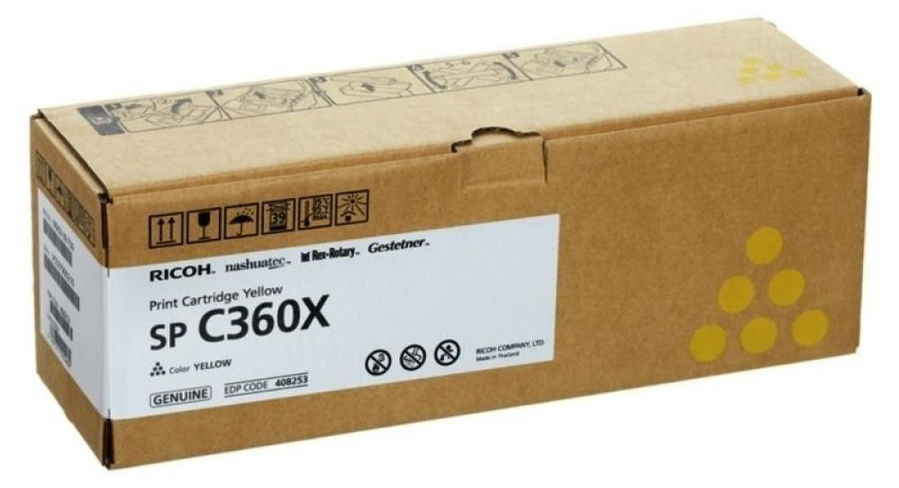 Ricoh SP C360X gele toner