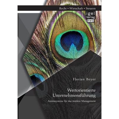 Wertorientierte Unternehmensführung: Anreizsysteme für das mittlere Management, Taschenbuch von Florian Beyer, Igel Verlag RWS, 978-3-95485-122-5