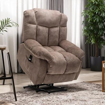 Power Lift Recliner Chair with Safety Motion Reclining Mechanism for Elderly, Living Room