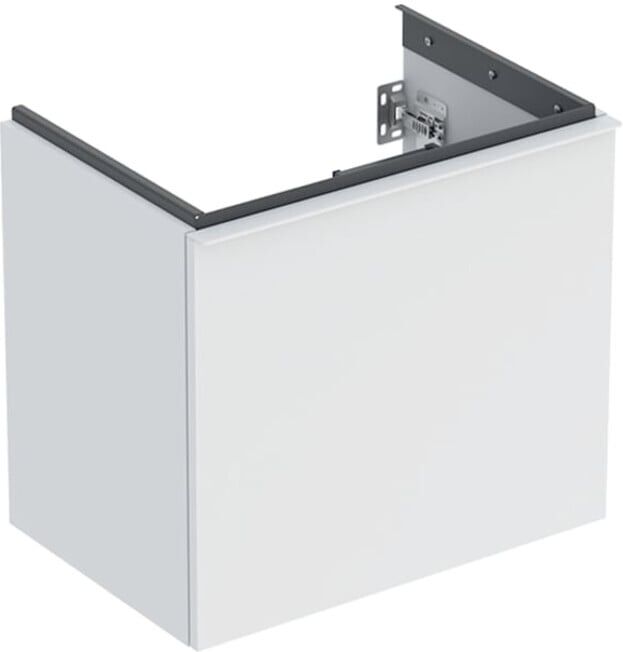 Geberit Meuble sous-lavabo Acanto, sortie cachée, L. 60 cm, blanc mat / blanc mat (503008013)