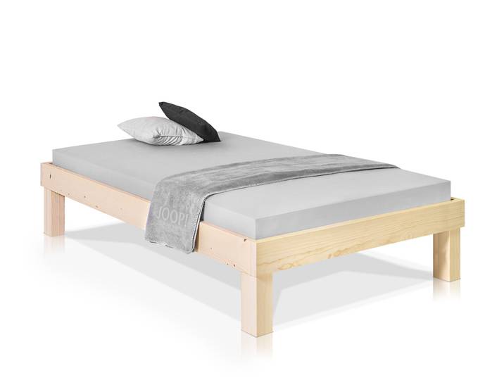 PUMBA Massivholzbett ohne Kopfteil, Material Massivholz