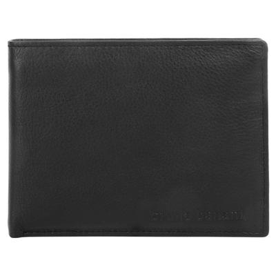 Geldbörse BRUNO BANANI "BRUNO BANANI Herren echt Leder", Damen, schwarz, Leder, leicht glänzend, unifarben, Kleinlederwaren, echt Leder