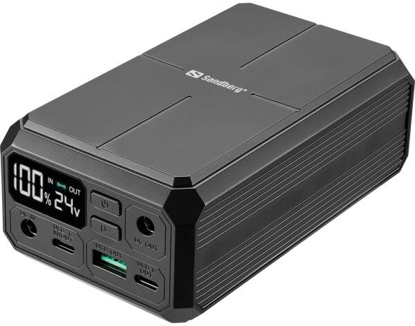 Sandberg Laptop Powerbank 27000, Sort