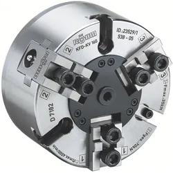 Röhm Kraftspannfutter KFD 250, 3-Backen, Standardausführung, Zylindrische Zentrieraufnahme - 144598