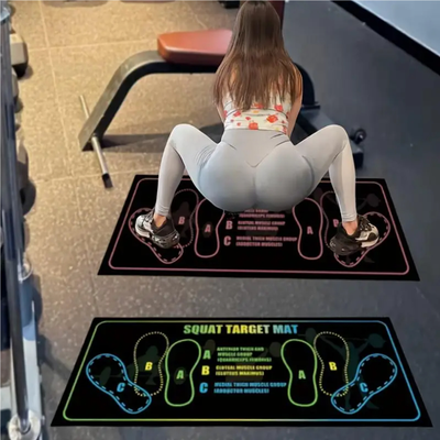 Multisell Products Hub Durable Anti Slip Squat Pad Set, Non Skid Exercise Mats For Home & Gym Use pink