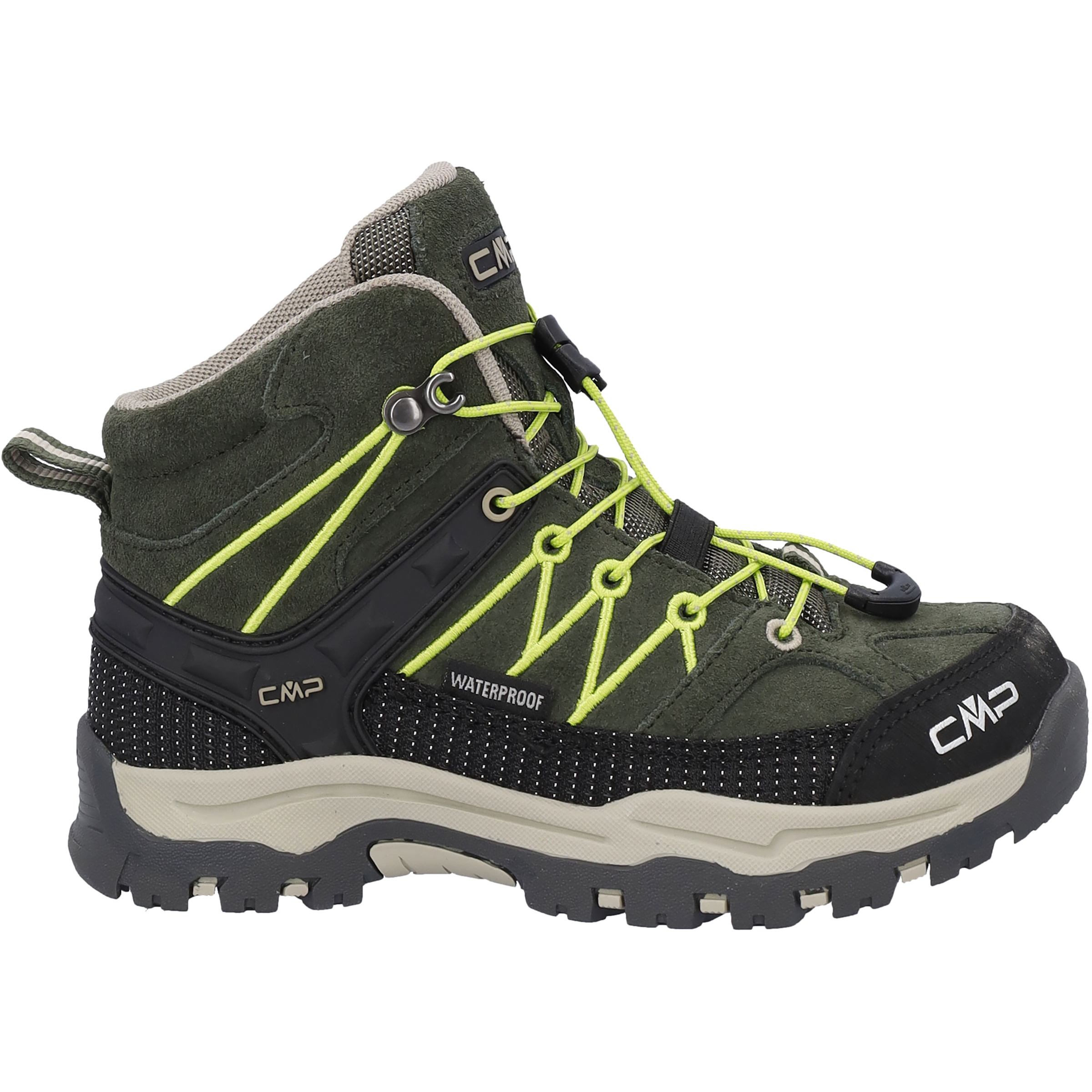 CMP Rigel Mid WP Kinder Wanderschuhe gruen Größe 28 Trekking Wasserdicht