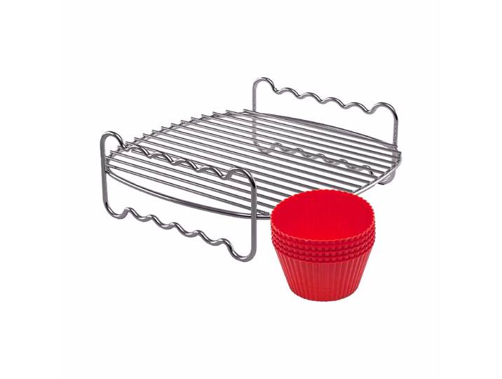 Philips HD9904/01 Party-Kit für Airfryer Compact – Airfryer - Friteuse – rot