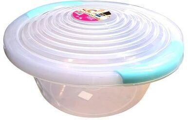 YBM Home 3.5 Gallon Plastic Bowl with Cover, Challah Dough Riser, BA335
