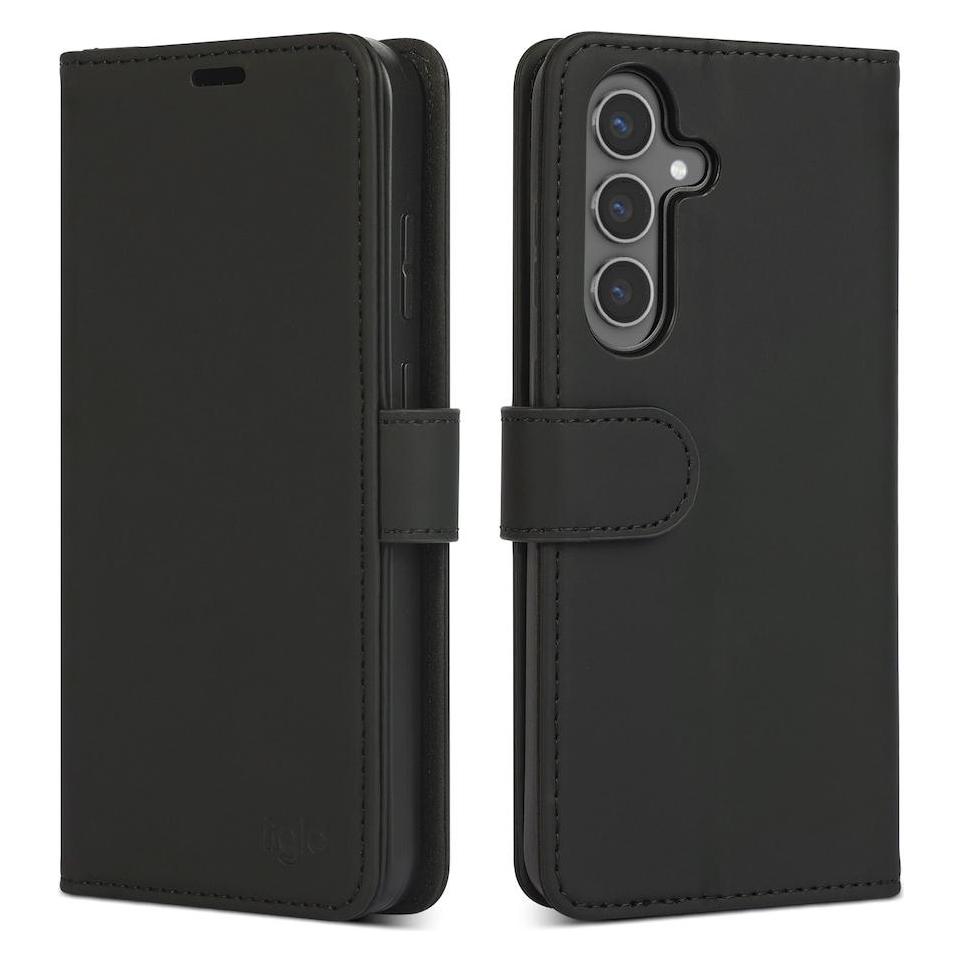 Iiglo Galaxy S25+ Wallet cover (sort) (Samsung Galaxy S25+) (II-S25+-WCASE)