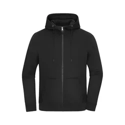 Unisex Kapuzen-Sweatjacke "OVERSIZED HOODED JACKET" 8043 - S - black