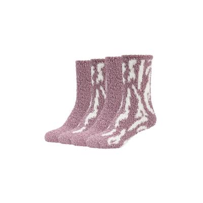 Socken TAMARIS, Damen, Gr. 35-38, Sockengröße, rosa (toadstool), Obermaterial: 98% Polyester, 2% Elasthan, Socken Socken, im 4er-Pack, wärmend, mit weichen Zehenstreifen