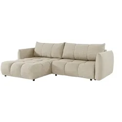 Exxpo by Gala Ecksofa mit Funktion Livonia Stoff Braun Cappuccino