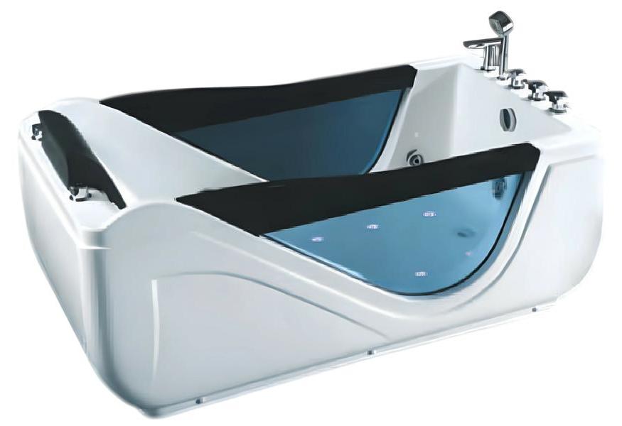 Whirlpool Blubberbad Hydromassagewanne Spa-Bad Whirlwanne 160x85 cm