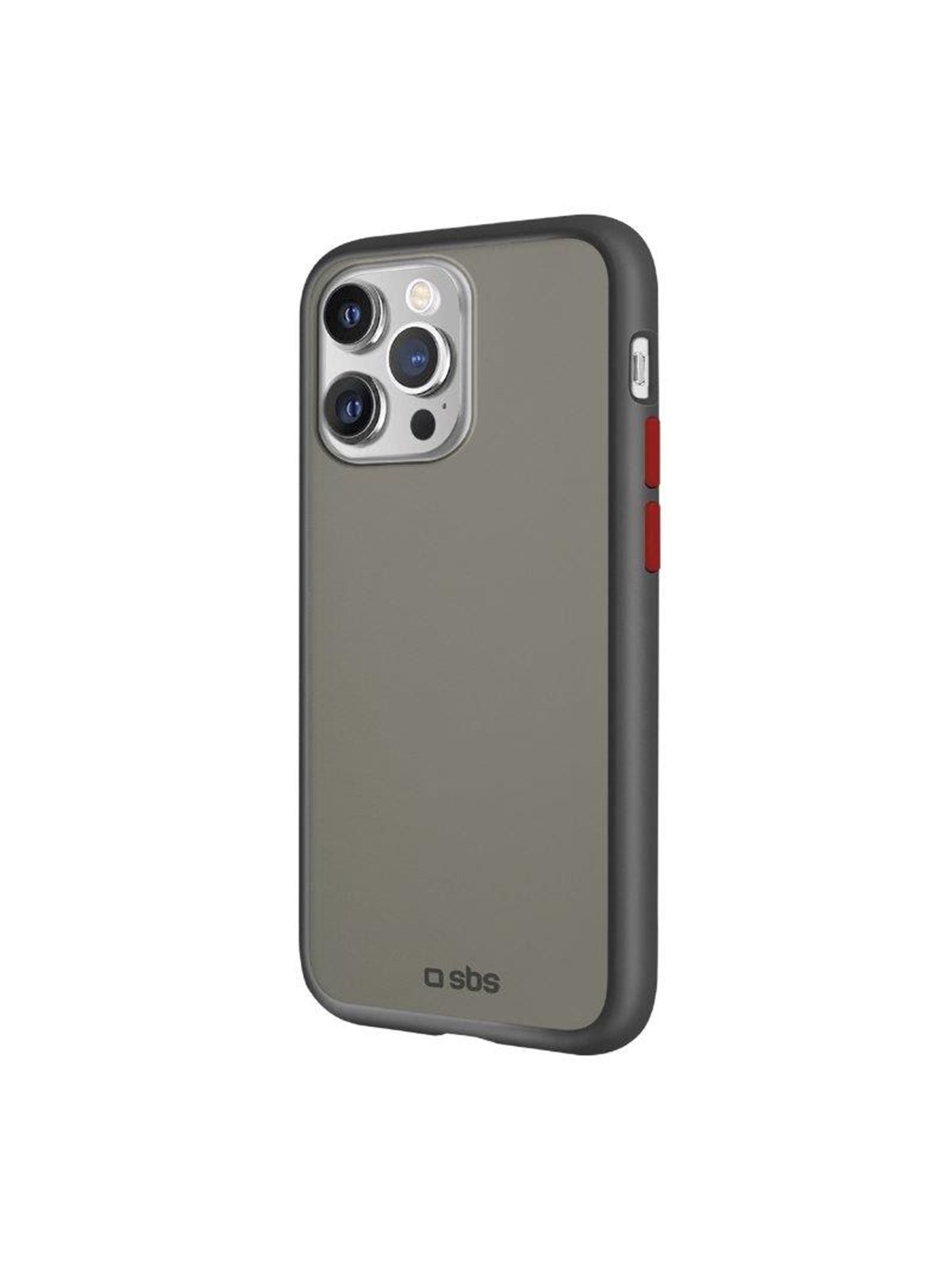 SBS Rim Cover for iPhone 13 Pro - Black/red