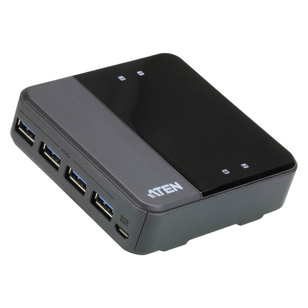 Aten US3344 4 x 4 USB 3.2 Gen1 Peripherie-Freigabe-Switch (4 Ports) (US3344)