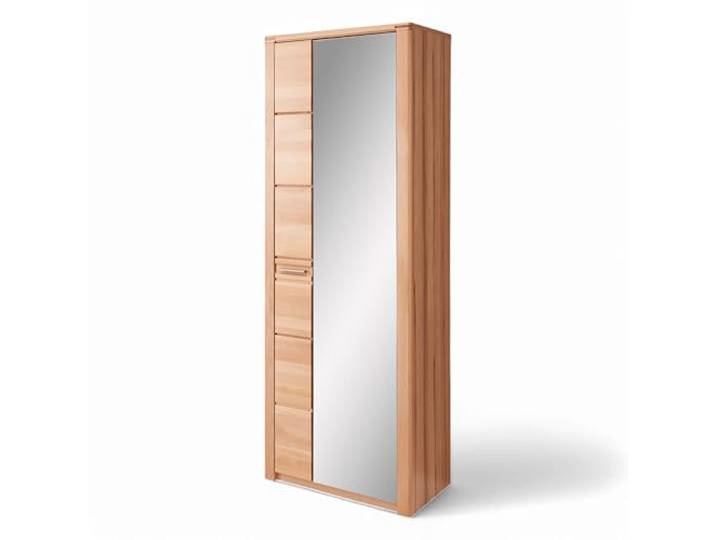 Nature ONE Garderobenschrank mit Spiegel Kernbuche 74 x 201 x 40 cm (B/H/T)
