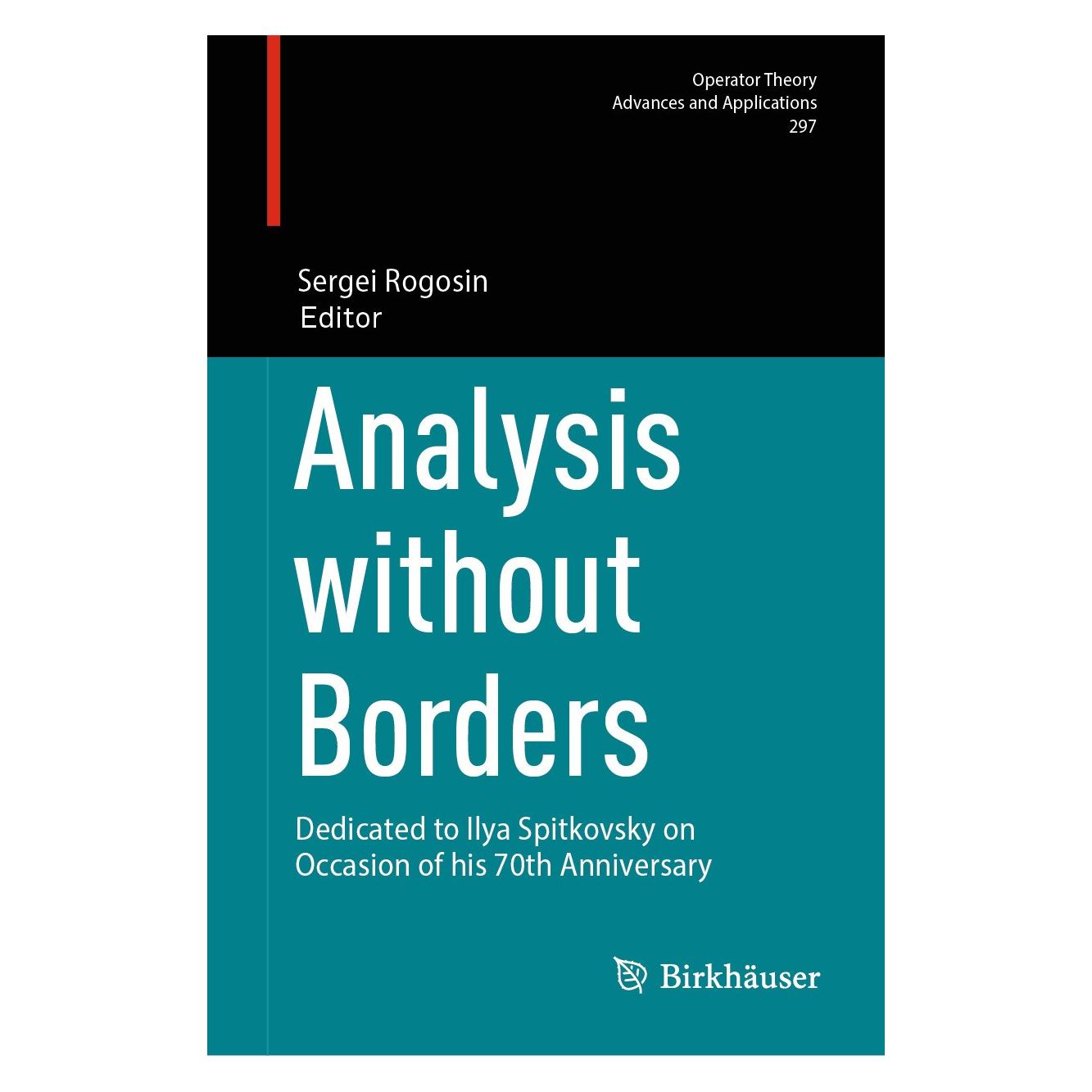 Springer Analysis without Borders (Englisch, Hardcover, Sergei Rogosin) (9783031593963)