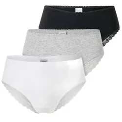 Schiesser 3P Modern Brazillian Slips Mixed Baumwolle 44 Damen