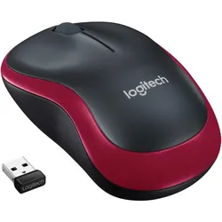 Logitech M185 kabellose Maus - rot