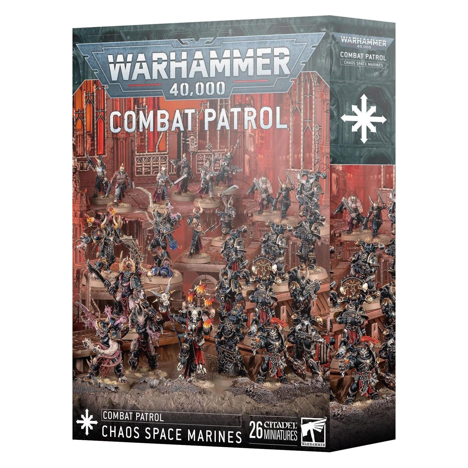 Games Workshop Warhammer 40.000 - Chaos Space Marines Combat Patrol (Kunststoff) (43-20)