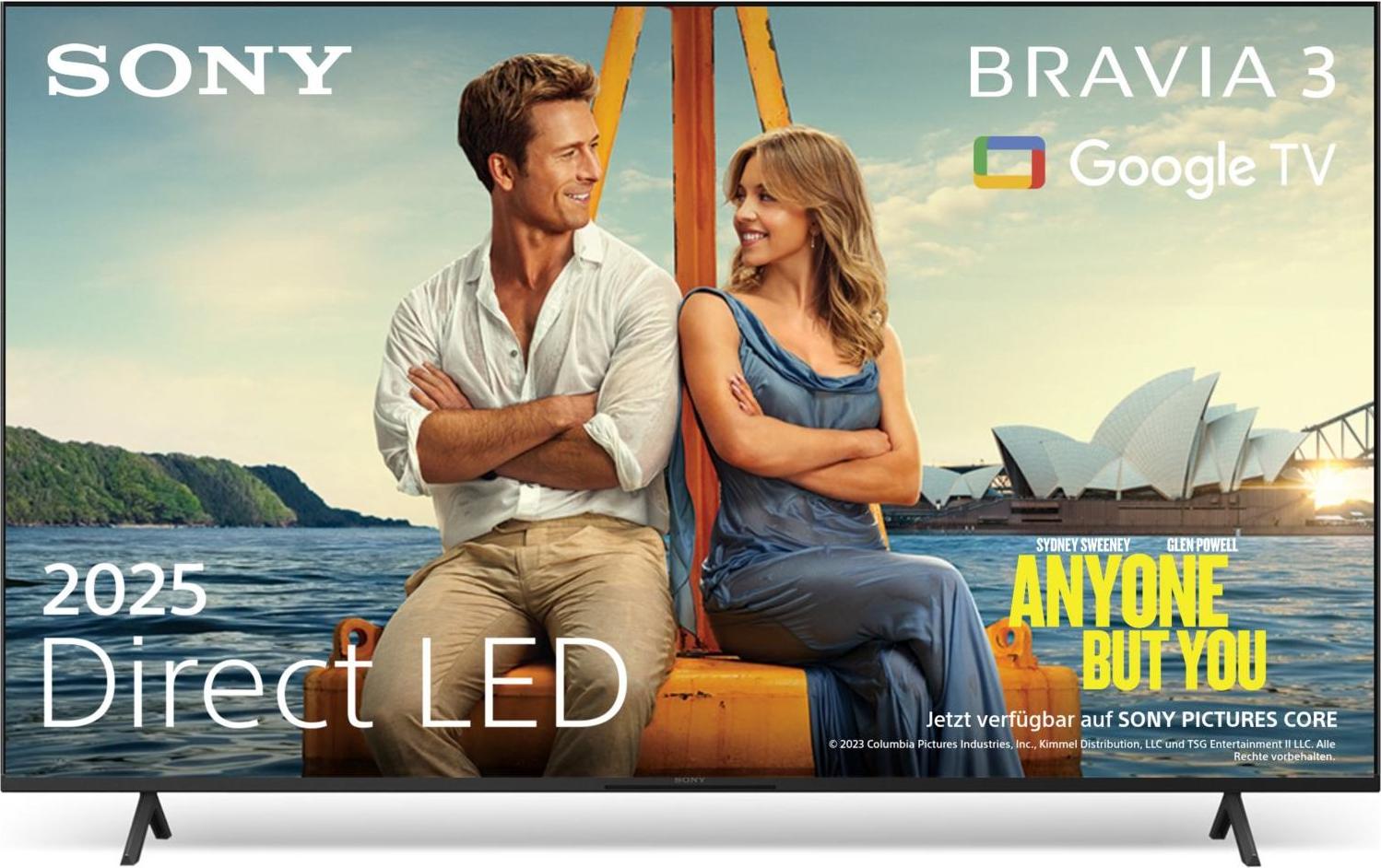 Sony K-50S3, 127 cm (50"), 3840 x 2160 Pixel, LED, Smart-TV, WLAN, Schwarz
