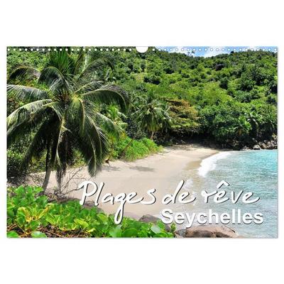 Plages de rêve Seychelles (Calendrier mural 2027 DIN A3 vertical), CALVENDO calendrier mensuel