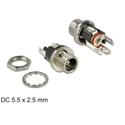 DeLOCK 89911 Drahtverbinder DC Schwarz, Nickel