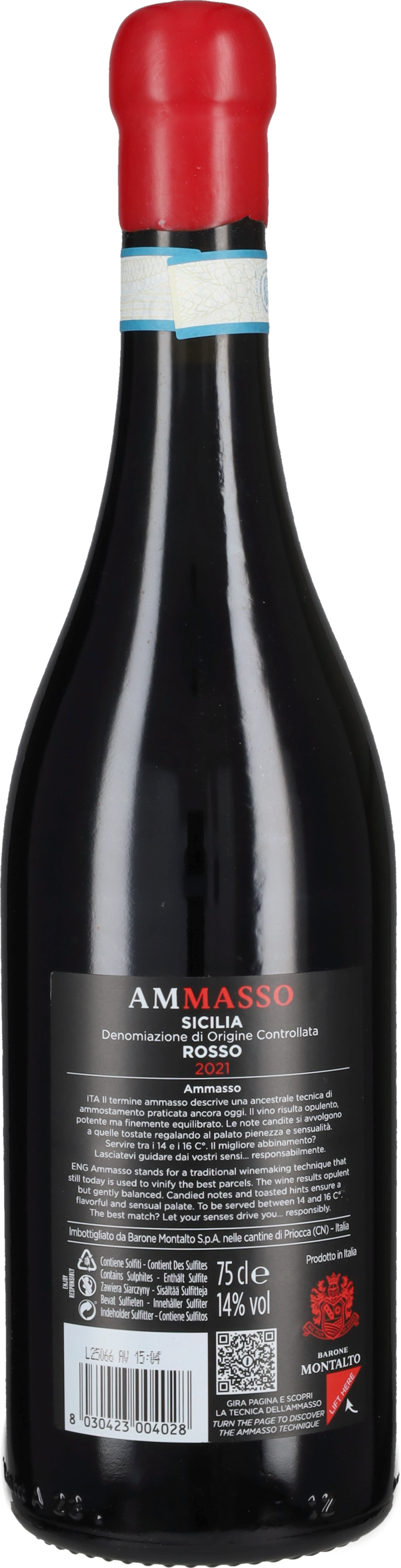 Ammasso' Rosso Barone Montalto 2022