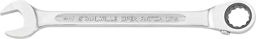 Stahlwille 41473434 OPEN RATCH 17a 9/16 15° Maul-Ringratschenschlüssel