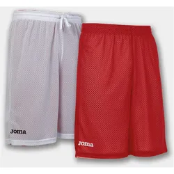 JOMA Rookie wendbare Basketballshorts Kinder 600 - rot/weiß 164