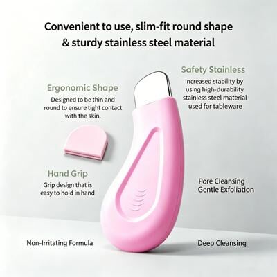 Useful Little Things Precision Deep Pore Cleansing Loop And Nose Blackhead Extraction Tool pink