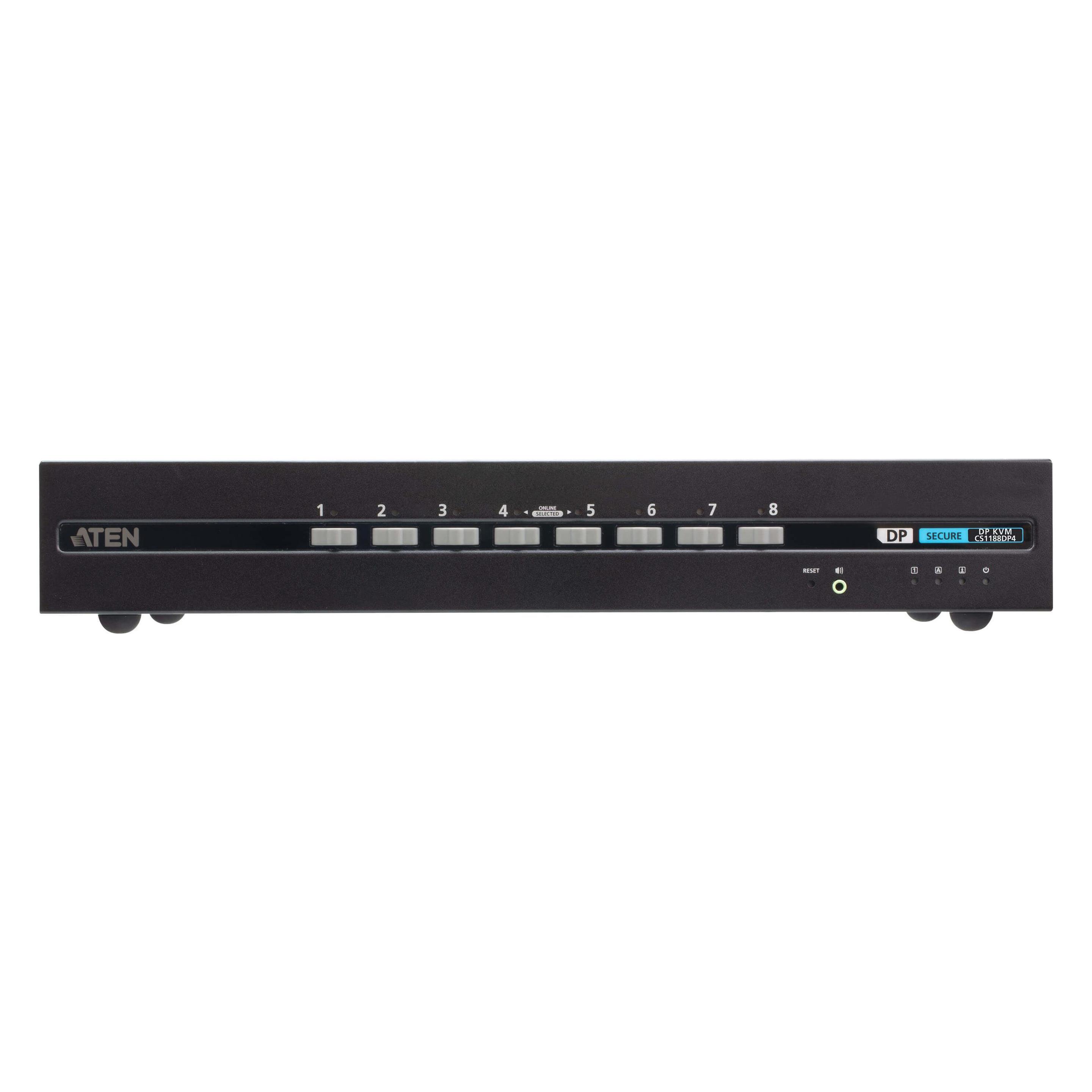 Aten CS1188DP4 8-Port 4K USB DisplayPort Secure KVM Switch (CS1188DP4-AT-G)