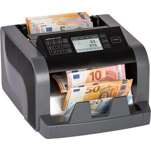 Ratiotec Geldscheinzähler S 575 rapidcount, mit Prüfung, zählt 1200 Noten / Minute