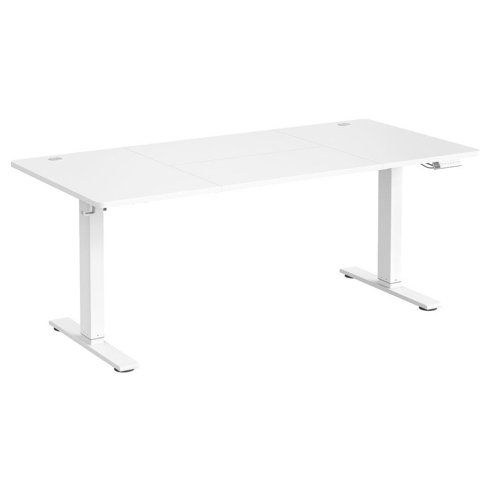 VASAGLE Höhenverstellbarer Schreibtisch elektrisch, 180 x 80 cm, mit USB-C-Anschluss LSDB35148WZ02