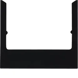 Berker Rahmen eckig sw Glas 13196616