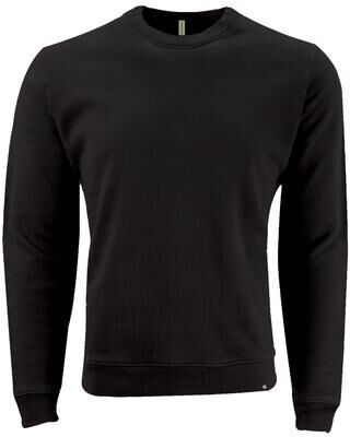 econscious EC5200 Motion Crewneck Sweatshirt in Black size Large   60/40 Cotton/Polyester