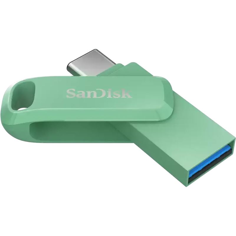512GB SanDisk Ultra Dual Drive Go - USB-Flash-Laufwerk - USB 3.2 Gen 1 / USB-C - Absinthe Green