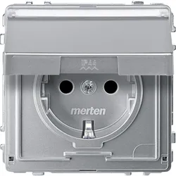 Merten SCHUKO-Steckdose alu MEG2312-7260
