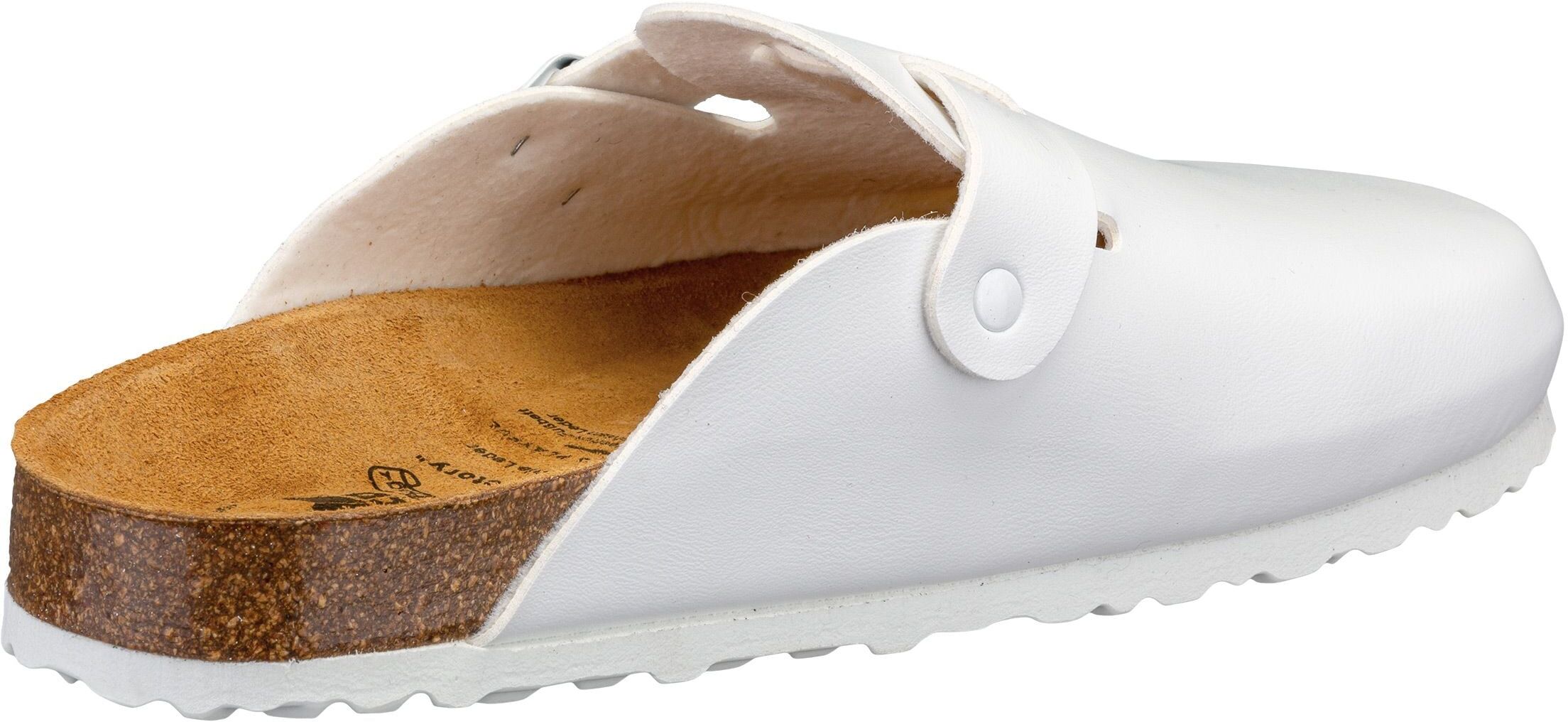 Clog LICO "Clog Bioline Clog", Herren, Gr. 42, weiß, Synthetik, Schuhe Clog