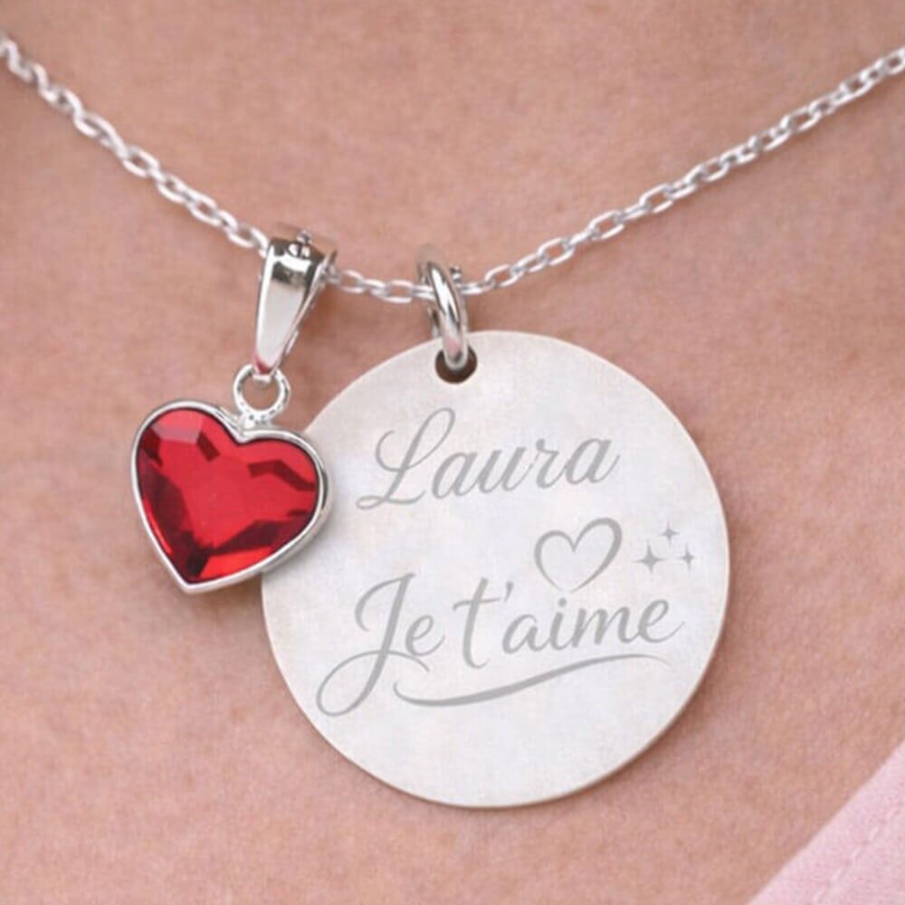 Ocadeau Collier argent collection mots d’amour