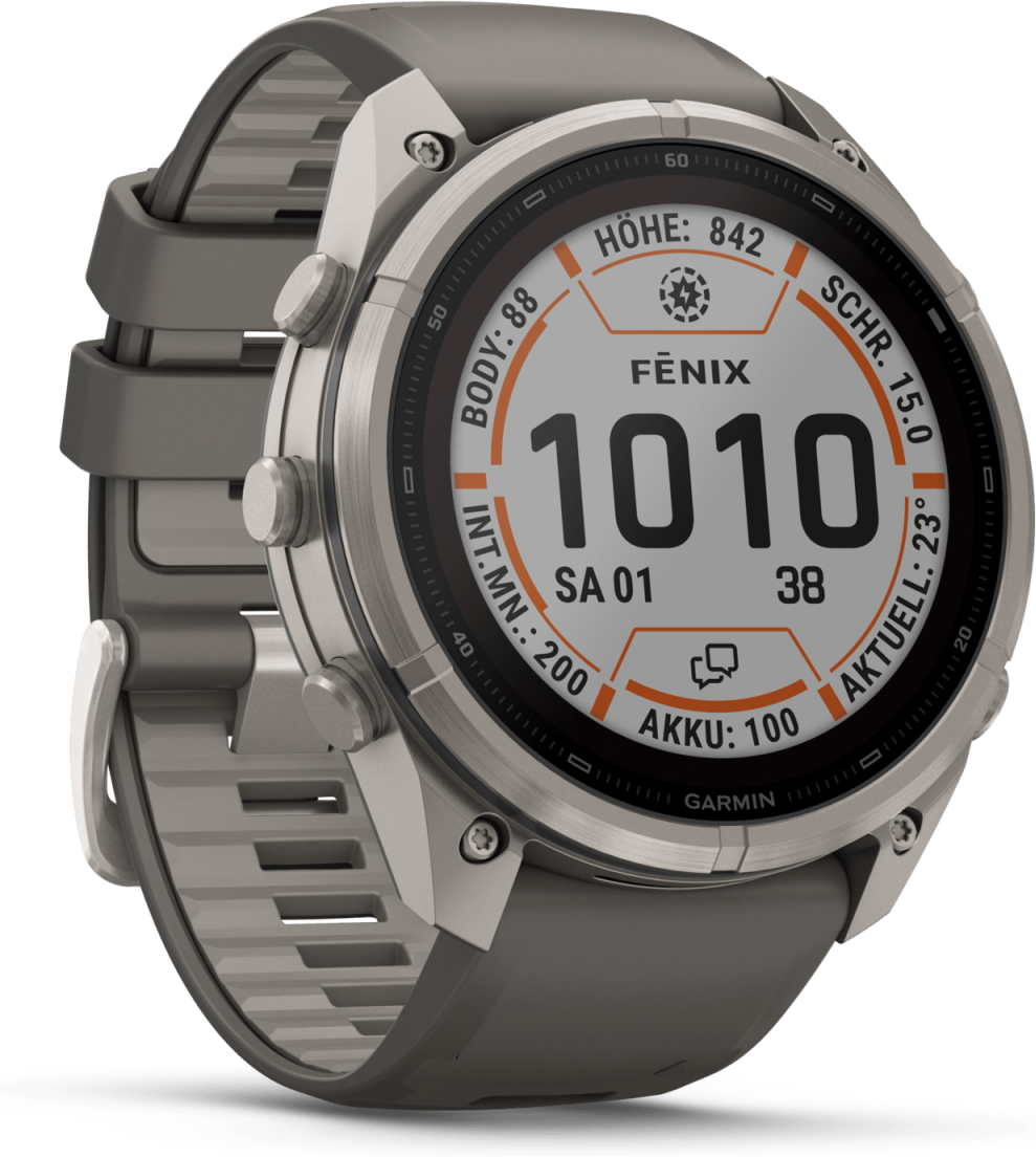 Garmin Fenix 9 PRO inReach 47mm Solar Kiselgrau GPS-Multisport-Smartwatch
