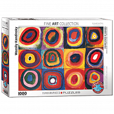 eurographics Puzzle - Farbstudie Quadrate von Wassily Kandinsky - 1000 Teile 300969
