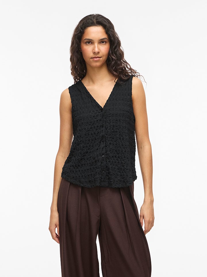 Vila Bluse in Schwarz - S