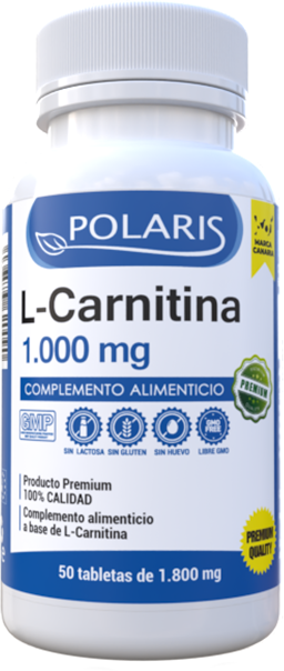 Polaris L-Carnitine 1000 mg 50 Capsules