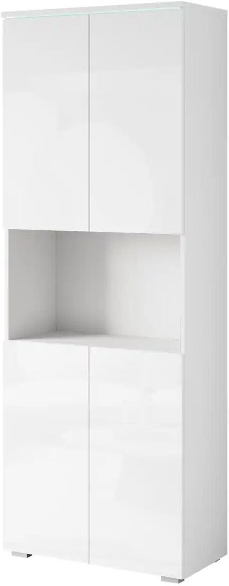 Höffner Aktenschrank  Vera ¦ weiß ¦ Maße (cm): B: 68 H: 181,9