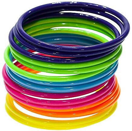 Armreife "Neon", 18 Stück