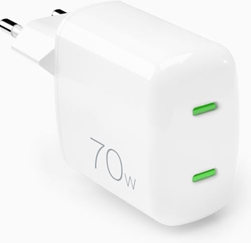 Puro Carregador USB-C GaN  Mini Pro 70W - Branco